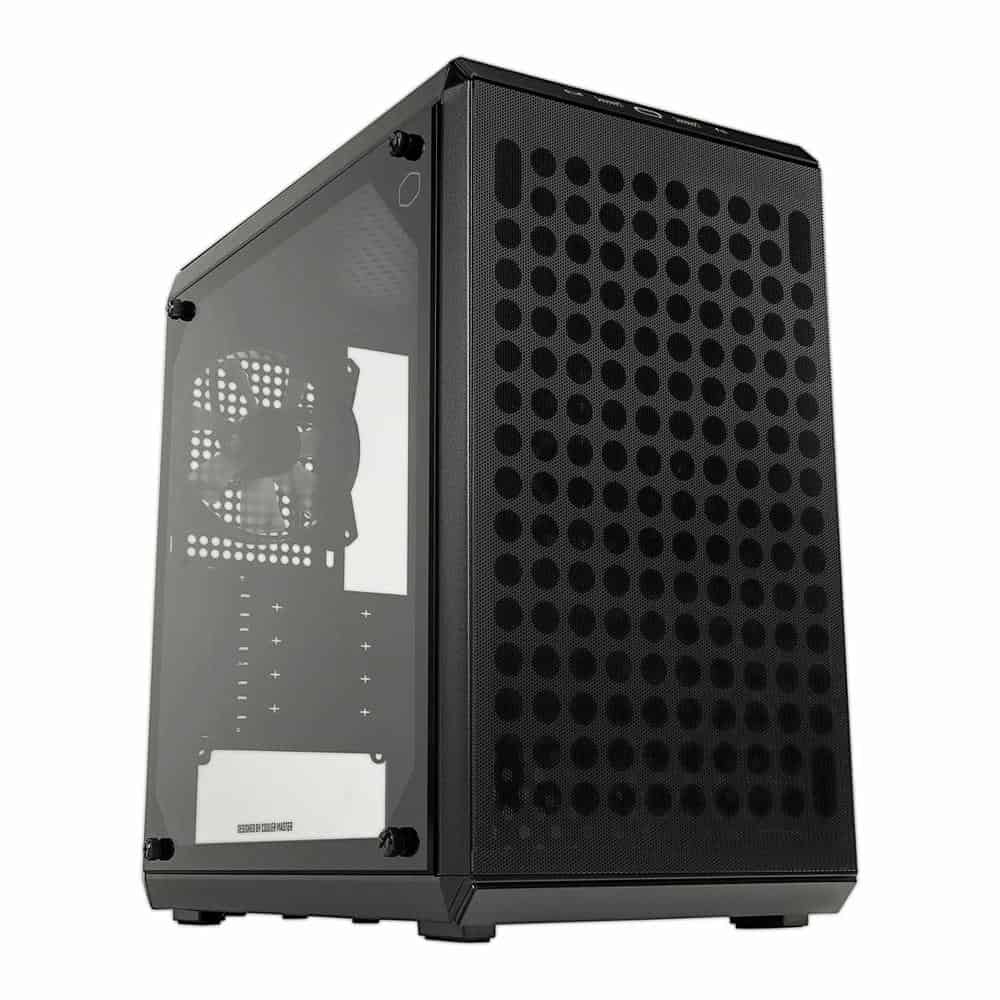 (image for) CoolerMaster MasterBox Q300L V2 Black Mini Tower Tempered Glass PC Gaming Case